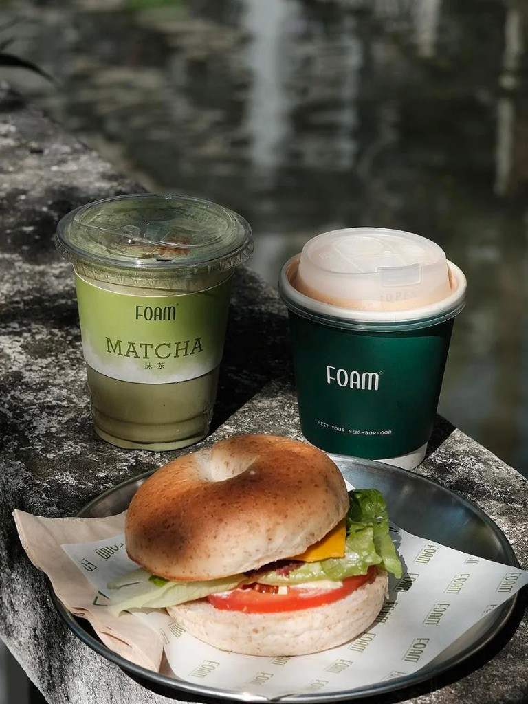 FOAM 贝果轻食与抹茶、咖啡户外组合